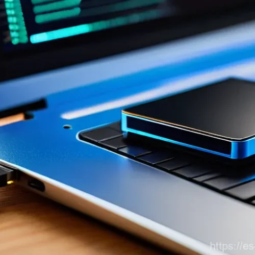 Home 26 외장 SSD의 펌웨어 관리 팁 - **Prompt 1: The Revitalized SSD**
"A close-up, highly detailed shot of a sleek, modern external ...