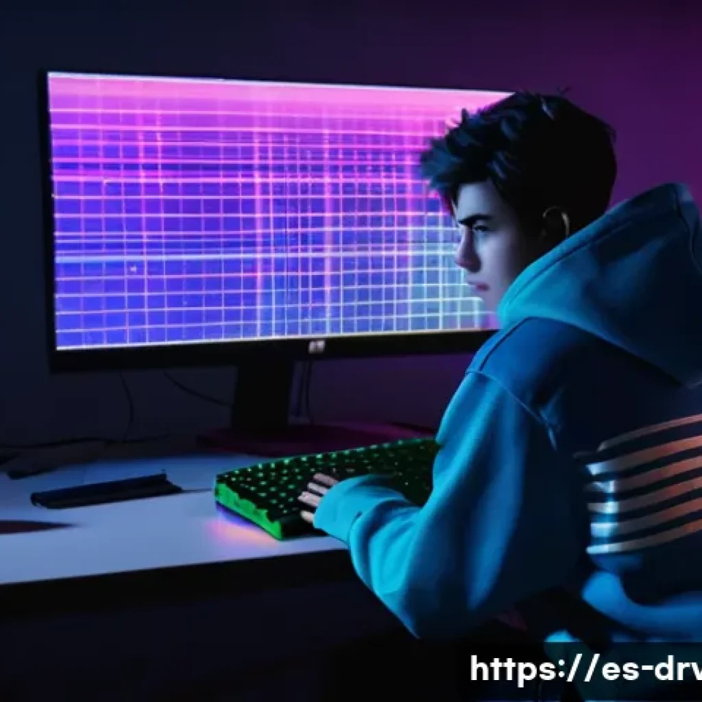 그래픽카드 드라이버 다운그레이드 방법 - **Prompt 1: Frustrated Gamer's Dilemma**
    "A young adult, gender-neutral, wearing a comfortable h...