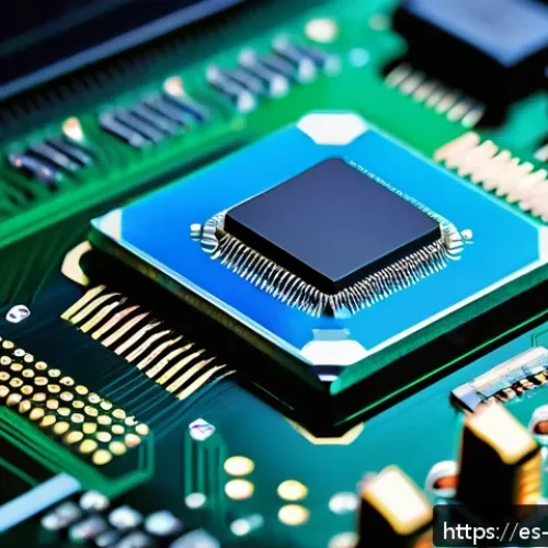 마더보드 드라이버 설치 순서 - A detailed close-up digital illustration of a modern computer motherboard with highlighted chipset, ...